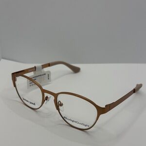 JONAS PAUL Solomon/Sophie LRG Rose Gold Unisex Kids Round Eyeglass 44-16-125